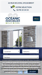 Mobile Screenshot of oceanicimmobilier-brest.fr
